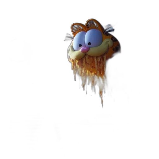 creature, staff, hair, crown transparent PNG cut-out