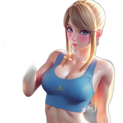 dress, robot, staff, weapon transparent PNG cut-out