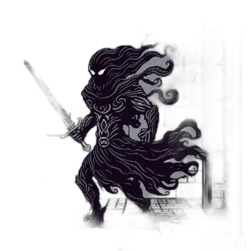 sword, hair, staff, dragon transparent PNG cut-out