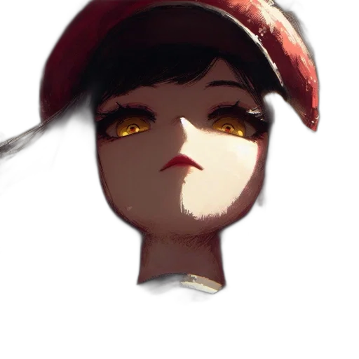 hat, face, staff, mask transparent PNG cut-out