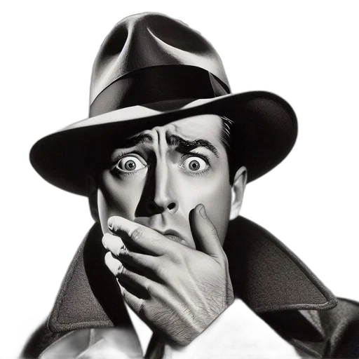 face, hat, staff, photorealistic transparent PNG cut-out