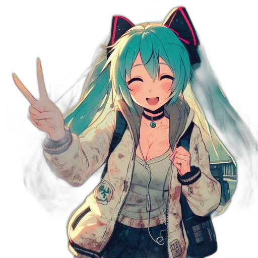 jacket, staff, weapon, robot transparent PNG cut-out