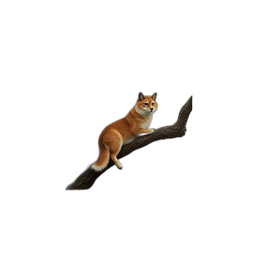 animal, staff, tree, creature transparent PNG cut-out