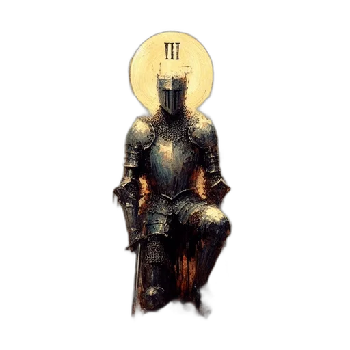 sword, crown, staff, robot transparent PNG cut-out