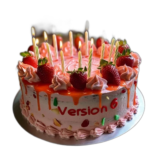 food, crown, 3d render, photorealistic transparent PNG cut-out