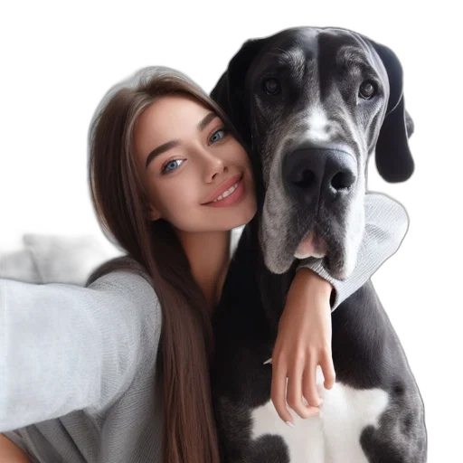 animal, face, jewelry, photorealistic transparent PNG cut-out