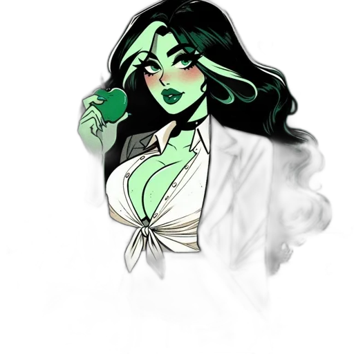 dress, staff, concept art, comic book art transparent PNG cut-out