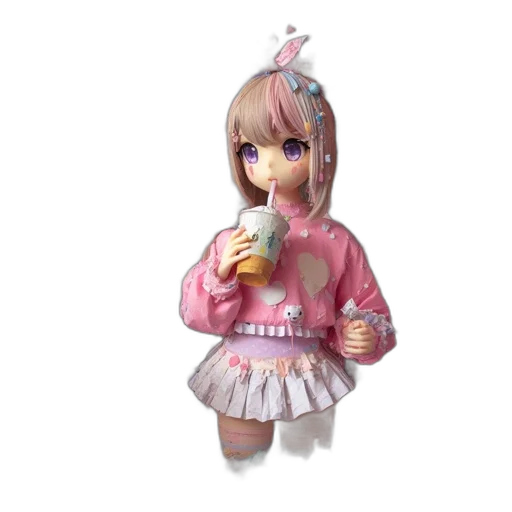 food, creature, staff, 3d render transparent PNG cut-out