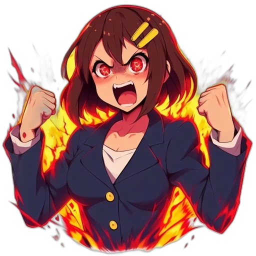 jacket, staff, weapon, anime transparent PNG cut-out