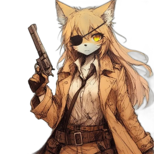 staff, weapon, jacket, animal transparent PNG cut-out