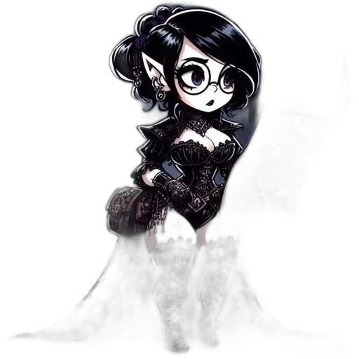 dress, staff, robot, mask transparent PNG cut-out