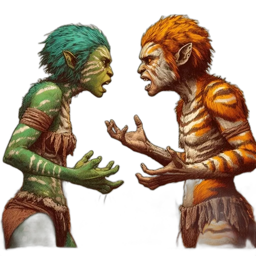 concept art, fantasy art, comic book art, pixel art transparent PNG cut-out