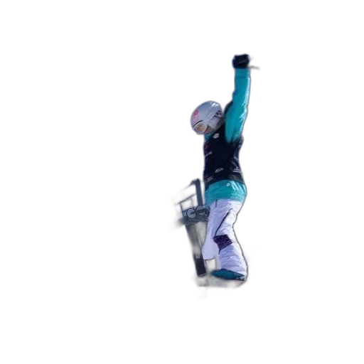 robot, staff, 3d render, vaporwave transparent PNG cut-out