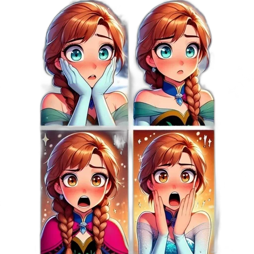 face, anime, fantasy art, concept art transparent PNG cut-out