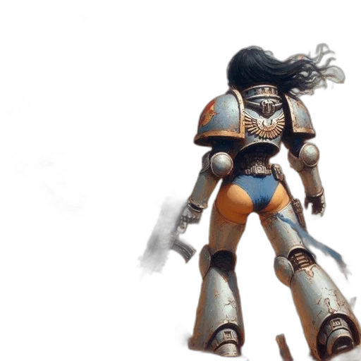 robot, weapon, sword, staff transparent PNG cut-out