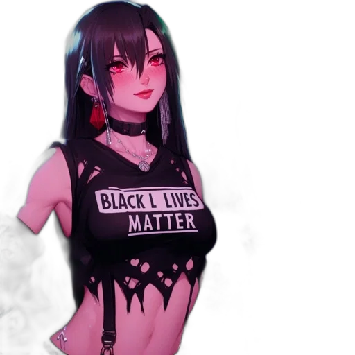 dress, 3d render, pixel art, cyberpunk transparent PNG cut-out
