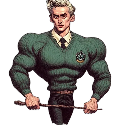 staff, weapon, jacket, comic book art transparent PNG cut-out