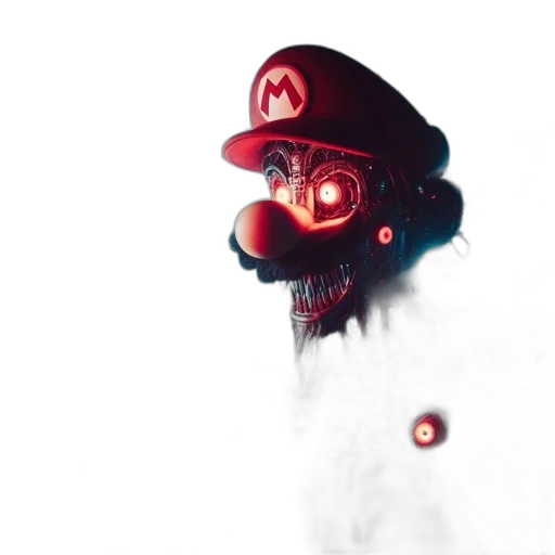 mask, hat, robot, creature transparent PNG cut-out