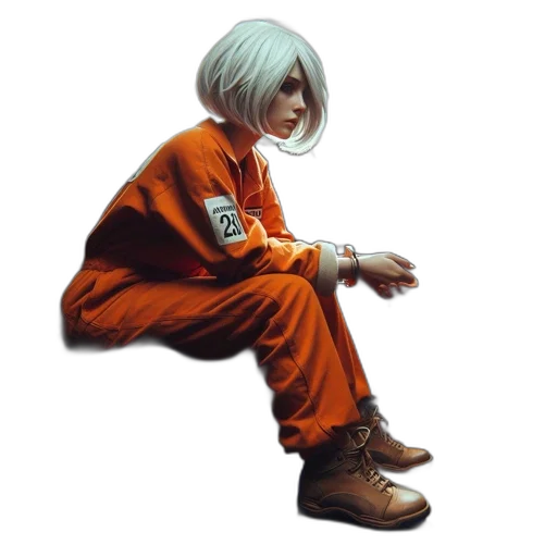 jacket, face, staff, robot transparent PNG cut-out