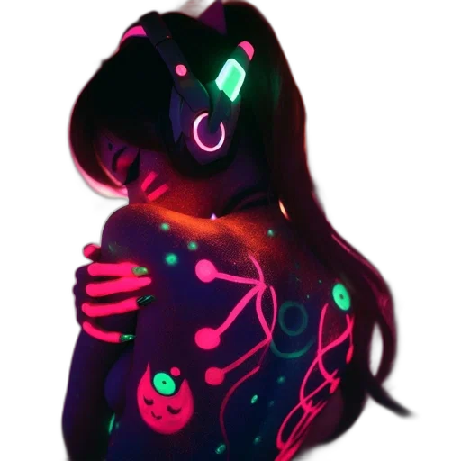 dress, creature, mask, jewelry transparent PNG cut-out