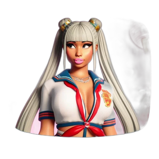 dress, 3d render, concept art, anime transparent PNG cut-out
