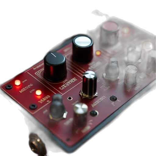 3d render, guitar, preamps, station transparent PNG cut-out