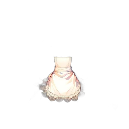 dress, bottle, crown, shoes transparent PNG cut-out