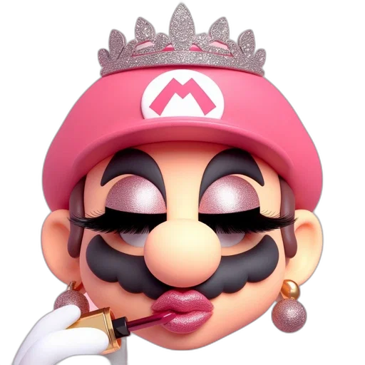 crown, mask, hat, face transparent PNG cut-out
