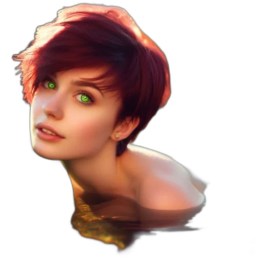 face, creature, crown, mask transparent PNG cut-out
