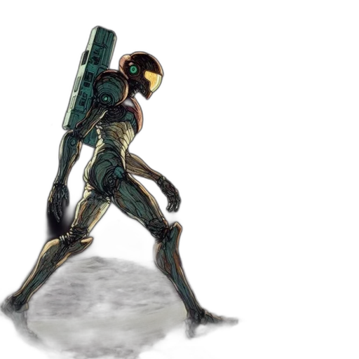 robot, weapon, sword, concept art transparent PNG cut-out