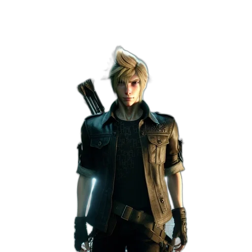 jacket, staff, weapon, hat transparent PNG cut-out