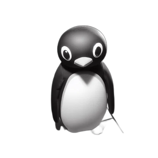 animal, staff, 3d render, pixel art transparent PNG cut-out