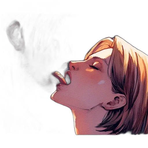 comic book art, concept art, watercolor, photorealistic transparent PNG cut-out