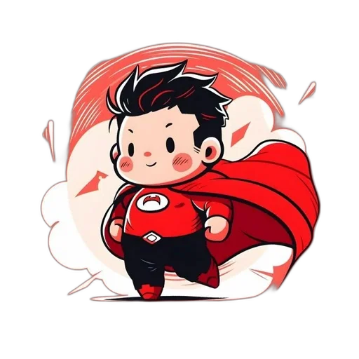 comic book art, concept art, cartoon, pixel art transparent PNG cut-out