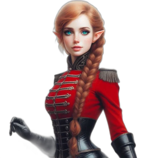 staff, dress, face, fantasy art transparent PNG cut-out