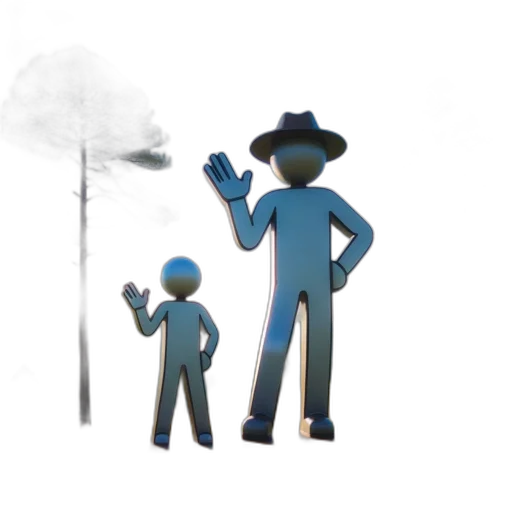 staff, hat, concept art, pixel art transparent PNG cut-out