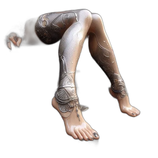 shoes, creature, robot, 3d render transparent PNG cut-out