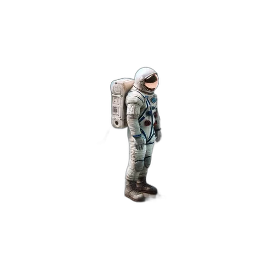 robot, jacket, staff, creature transparent PNG cut-out