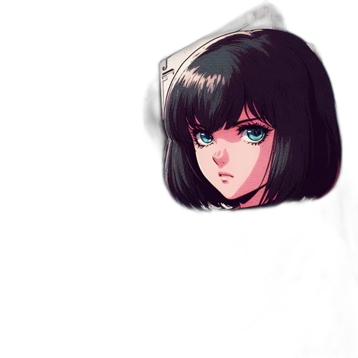 face, hair, robot, mask transparent PNG cut-out