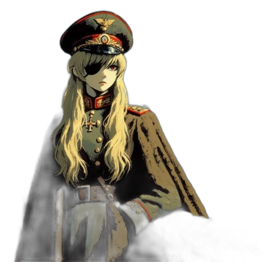 hat, jacket, weapon, staff transparent PNG cut-out