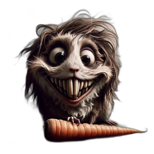 creature, animal, staff, face transparent PNG cut-out