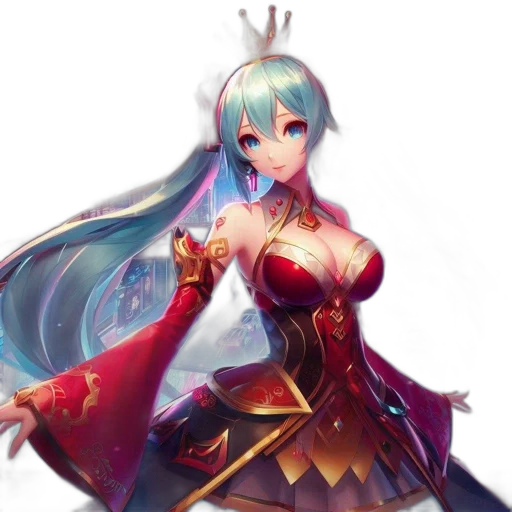 crown, dress, sword, staff transparent PNG cut-out