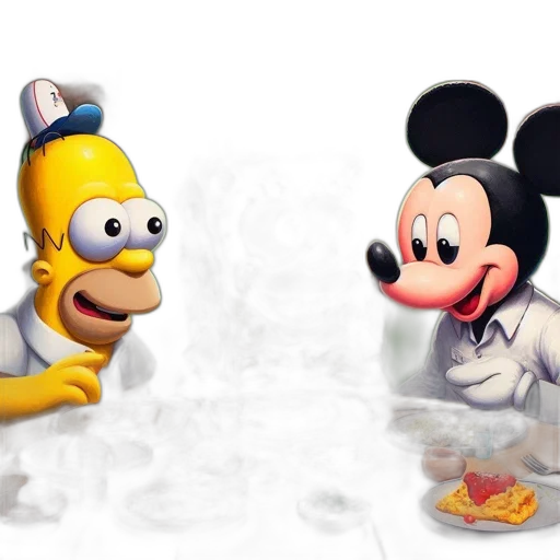 food, 3d render, concept art, photorealistic transparent PNG cut-out