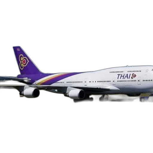 thai, airways, airplane, runway transparent PNG cut-out