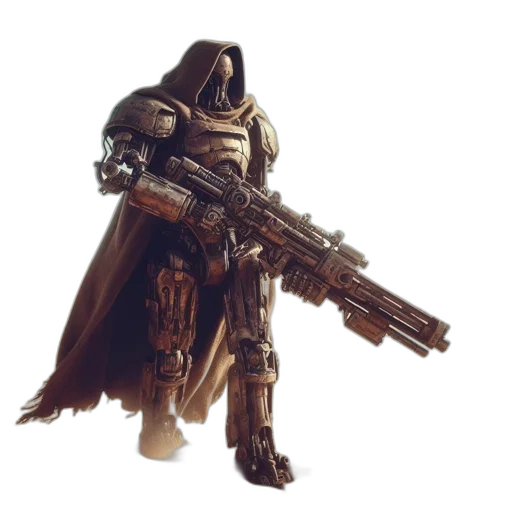 weapon, robot, sword, staff transparent PNG cut-out