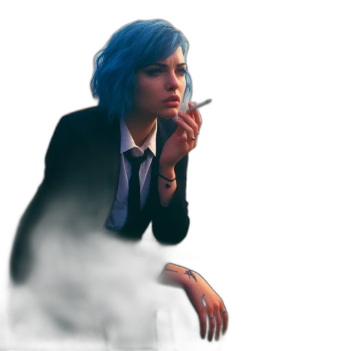 jacket, staff, robot, face transparent PNG cut-out