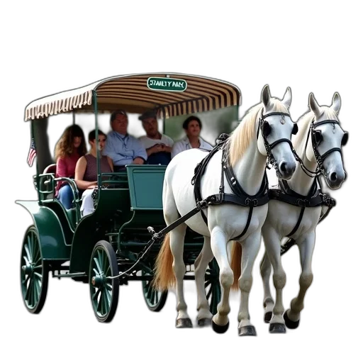 car, photorealistic, concept art, horse-drawn transparent PNG cut-out