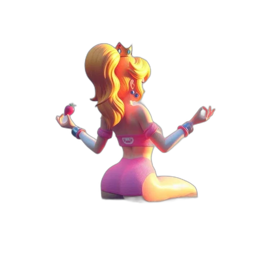 staff, dress, crown, robot transparent PNG cut-out