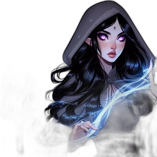 fantasy art, concept art, comic book art, anime transparent PNG cut-out