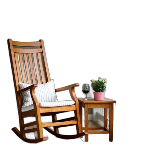 furniture, 3d render, photorealistic, wooden transparent PNG cut-out